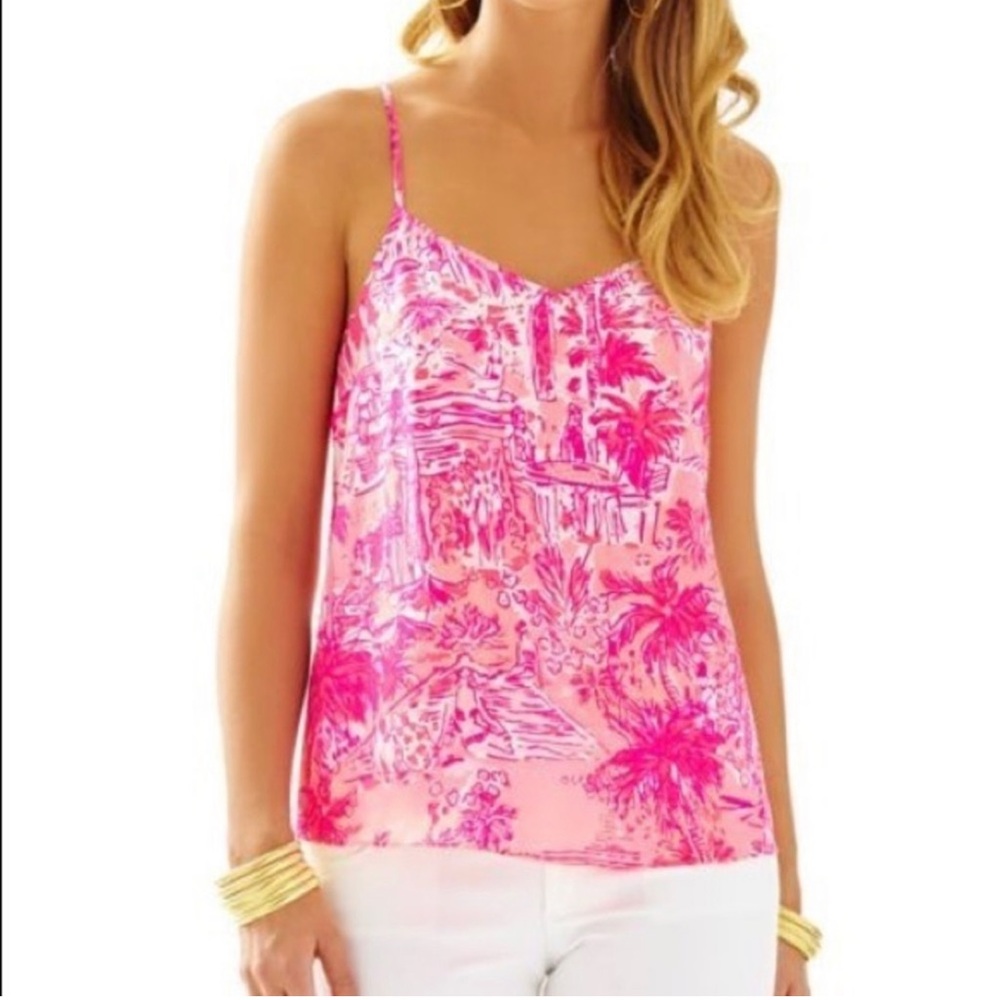 Lilly Pulitzer Dusk Racerback Top Size S